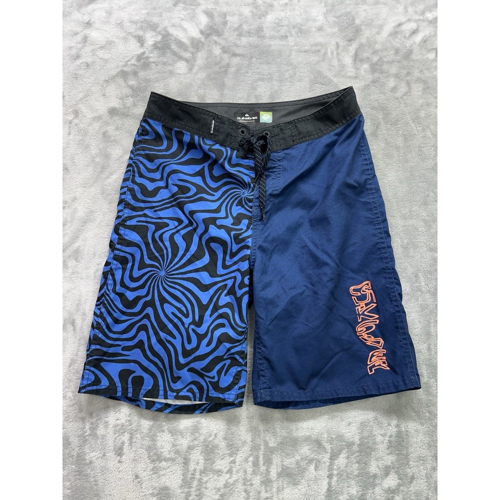 Quicksilver Recycled Board Shorts Mens 27 Psychedelic Swimming Surf Beach Wear